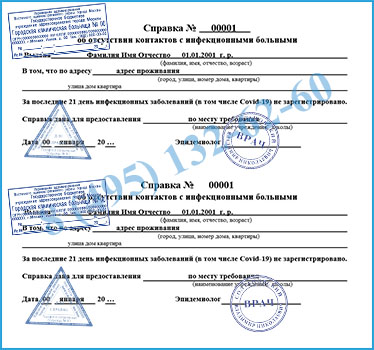 Оформить справку об эпидокружении в Балашихе легально